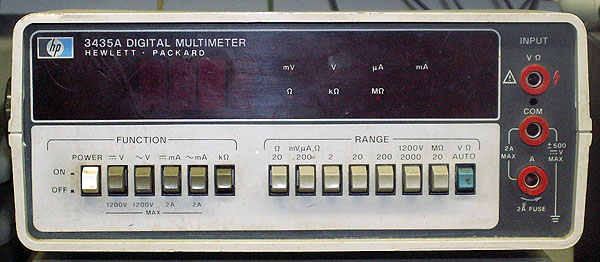 Hewlett Packard 3435A Digital Multimeter