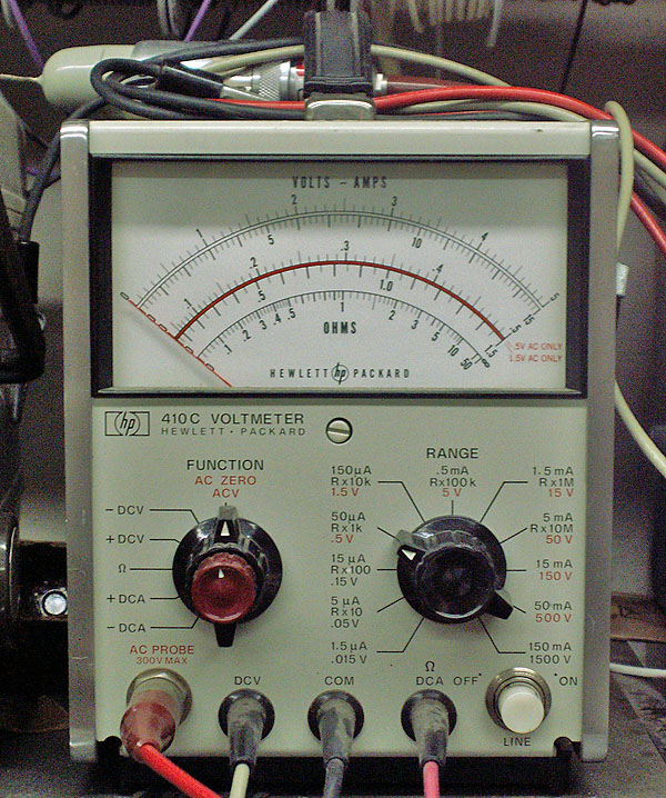 Hewlett Packard 410C Transistor Multi-meter