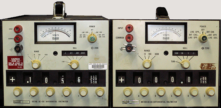 Fluke 887AB Differential Voltmeter
