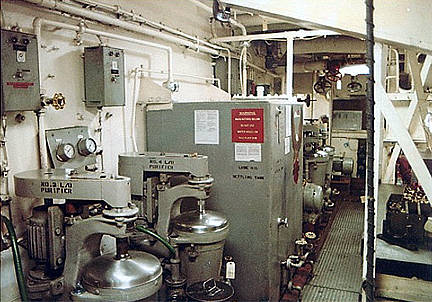 Proteus AS-19 engine room